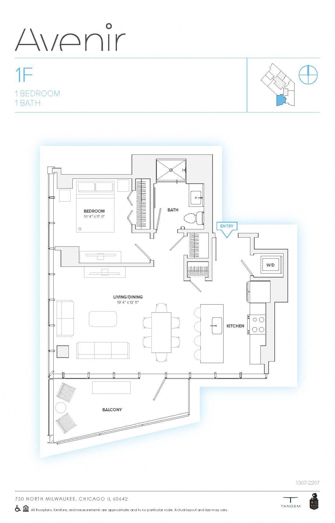 Avenir 730 N Milwaukee Ave, Chicago 60642